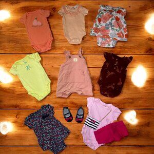 The Micro Diva Bundle – 10-Piece Fashion Set for Newborns (Size 0-3 Months)